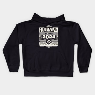 Husband Est. 2024 Kids Hoodie